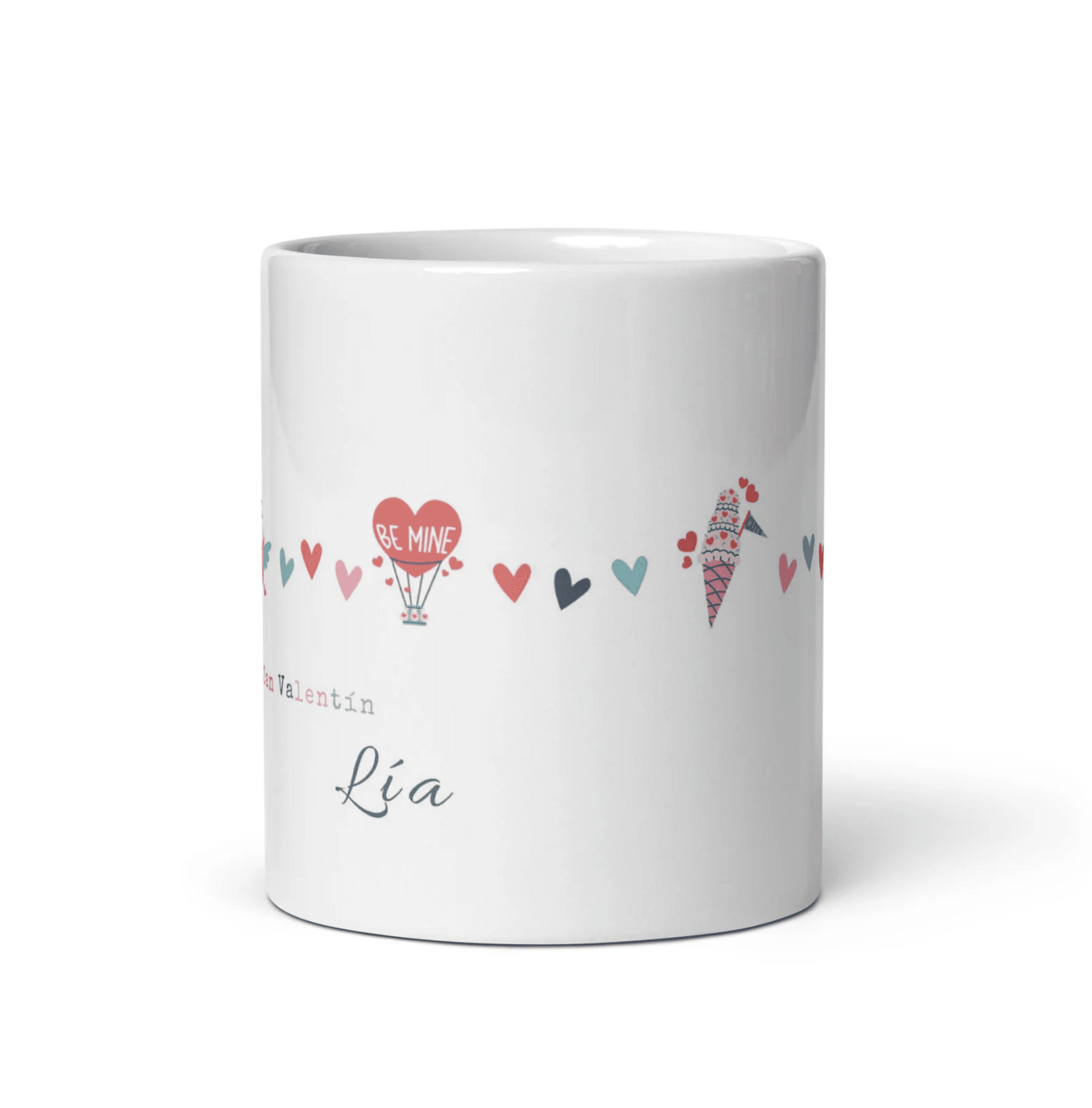 Taza personalizada san Valentín+ Nombre - 3
