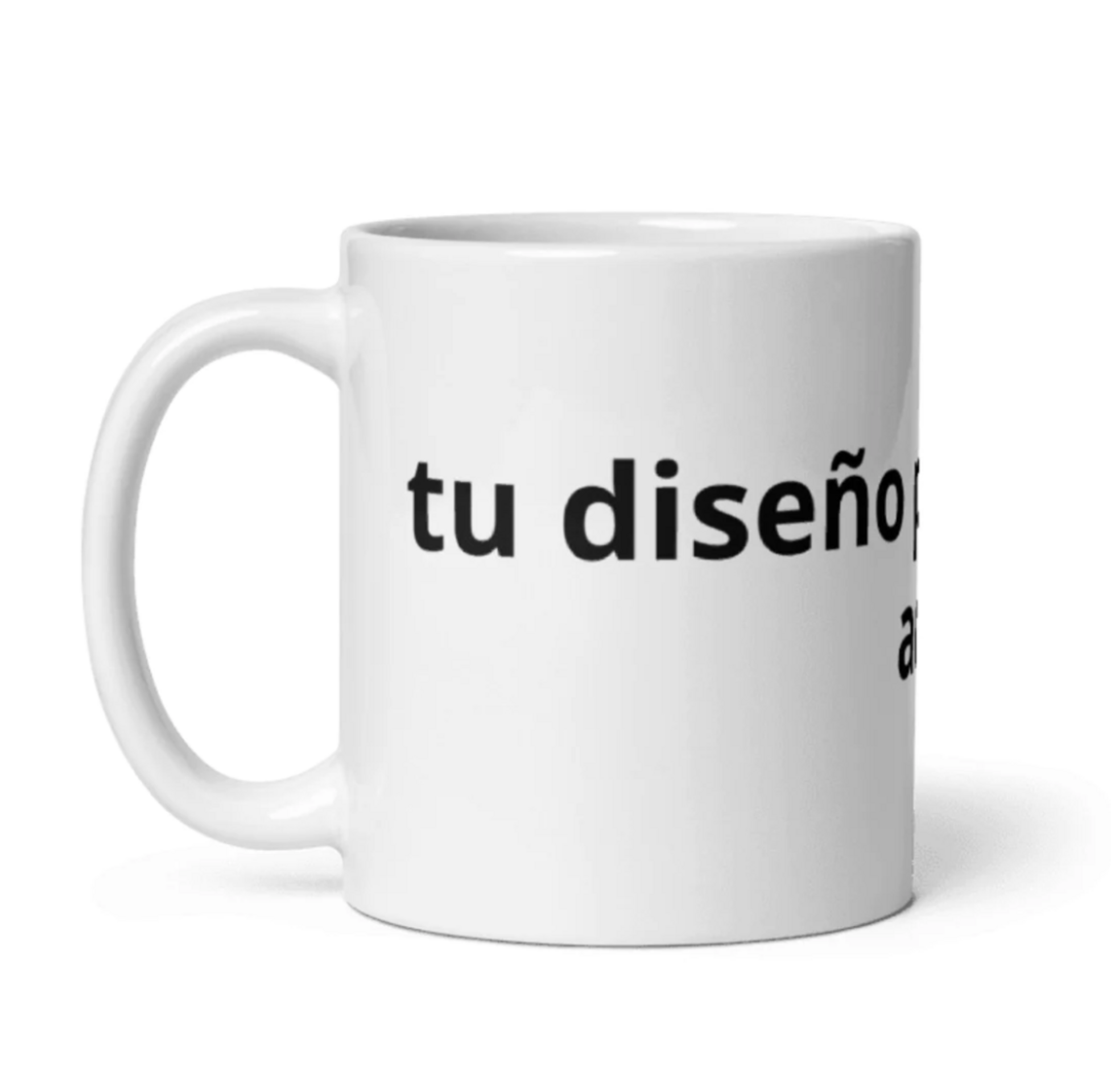 Taza lienzo en blanco panorámico - 3